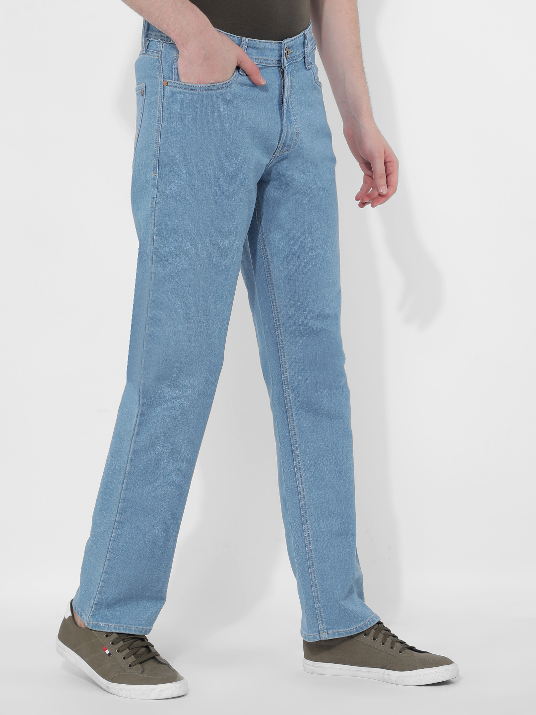 Numero Uno Men Solid Blue Jeans